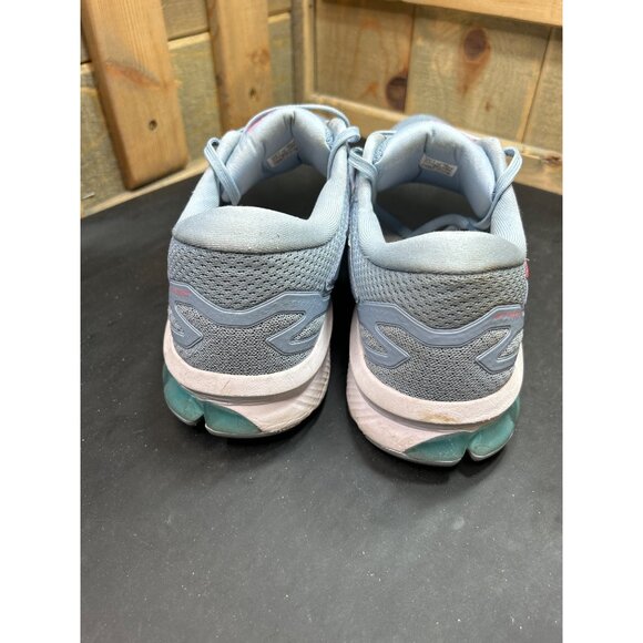 Asics Womens GT-1000 10 Wide Running Shoes Gray/Coral Lightweight Size 11 - Picture 6 of 12